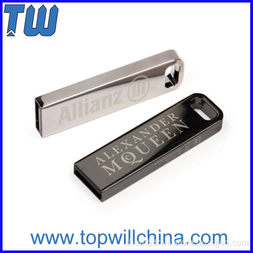 Slim Metal Usb 3.0 Flash Drives Rectangle Design